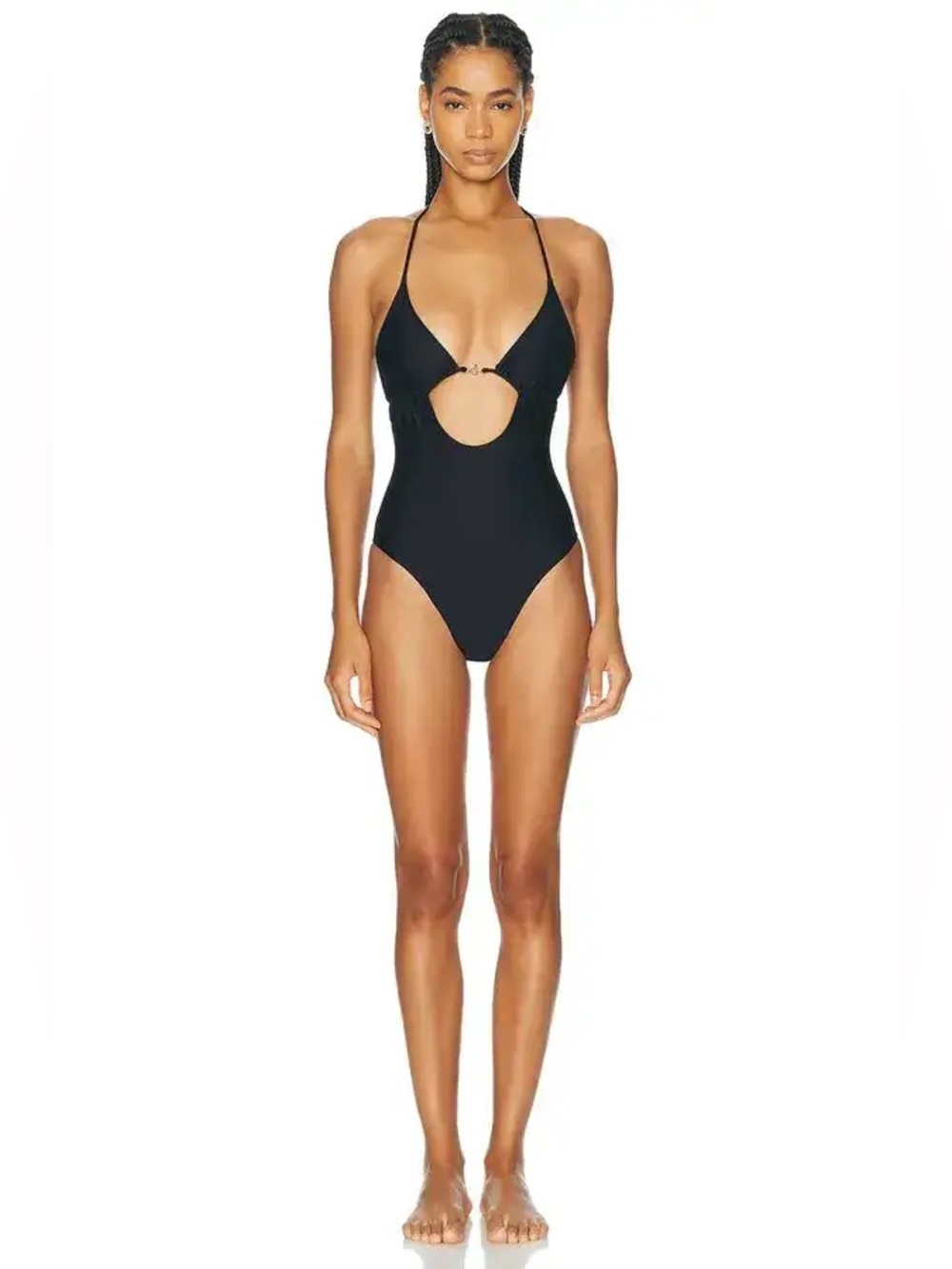 SKIMS MICRO HARDWARE SWIM MEDALLION ONE PIECE 2X